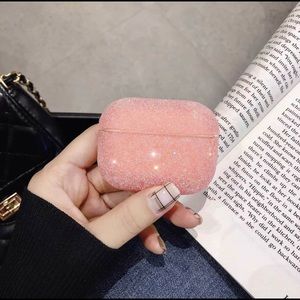 Orange Glitter Airpod Pro Case